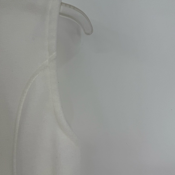 Columbia Women's White Full Zip Flannel Vest Size Medium w/ Zipper Pockets - Picture 7 of 8